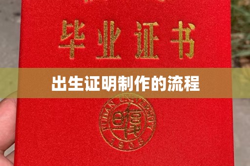 恩平出生证明制作的流程