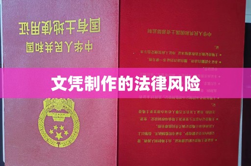 恩平文凭制作的法律风险
