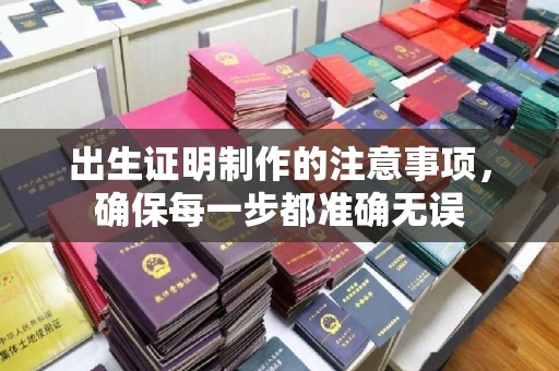 恩平出生证明制作的注意事项，确保每一步都准确无误
