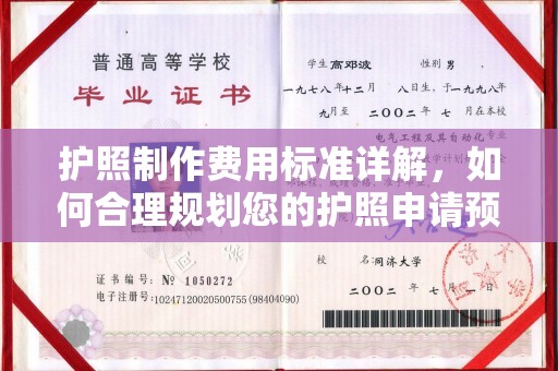 恩平护照制作费用标准详解，如何合理规划您的护照申请预算